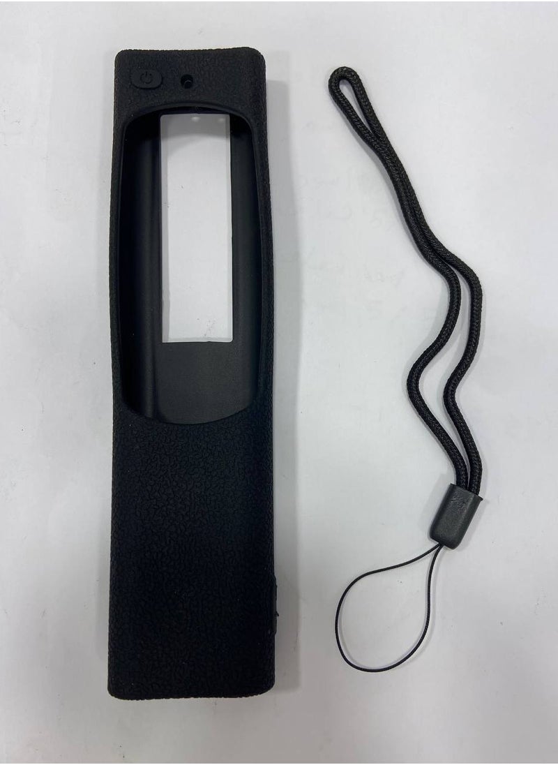 Generic Silicone Samsung Remote Cover Compatible with 2022 Samsung SolarCell Remote TM2280E BN59-01386 BN68-13841G BN59-01385A Cover Samsung TM2240A Remote Case Shockproof Anit-Lost with Lanyard(Black)  - Image 1