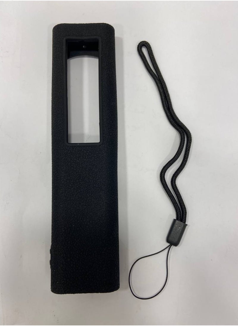 Generic Silicone Samsung Remote Cover Compatible with 2022 Samsung SolarCell Remote TM2280E BN59-01386 BN68-13841G BN59-01385A Cover Samsung TM2240A Remote Case Shockproof Anit-Lost with Lanyard(Black)  - Image 2