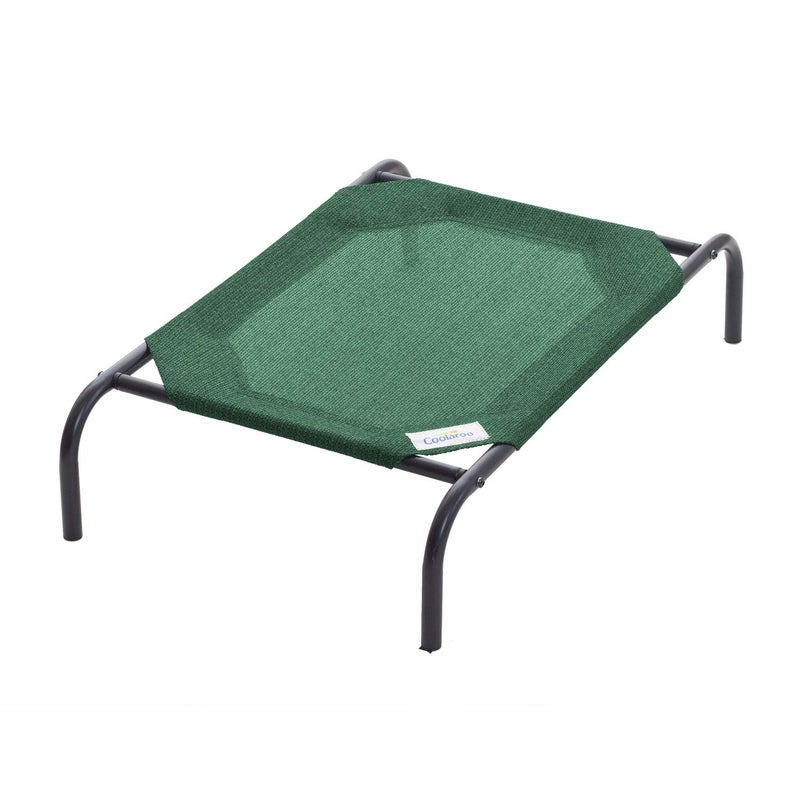 Coolaroo The Original Cooling Elevated Pet Bed,Brunswick Green, Small - Image 1
