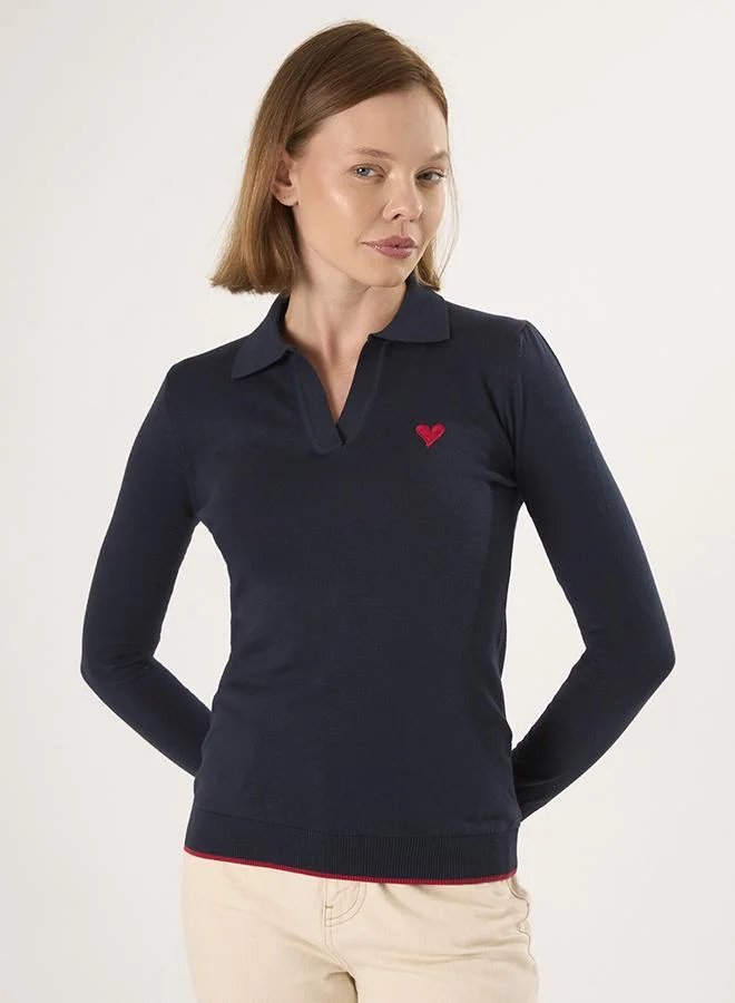 فيليكس هاردي Polo Neck Knitted Pullover