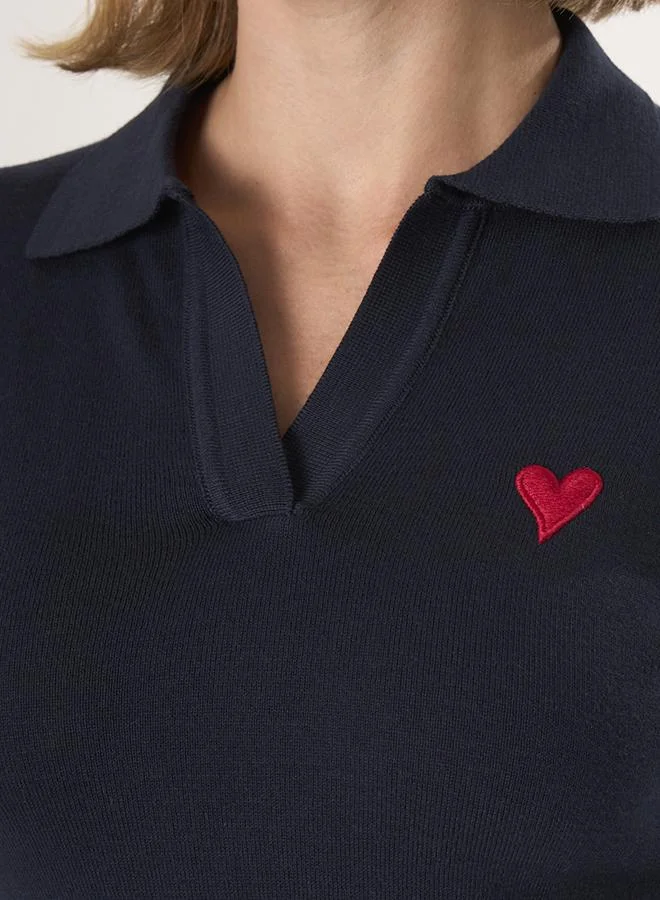 فيليكس هاردي Polo Neck Knitted Pullover