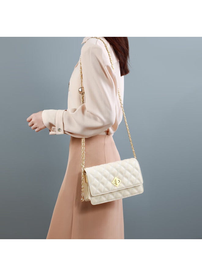 Viney Women's Handbag, Cowhide Leather Strap Bag, Light Luxury Versatile Shoulder Crossbody Bag, Birthday Mother's Day Gift For Mom, Practical Present - Image 1