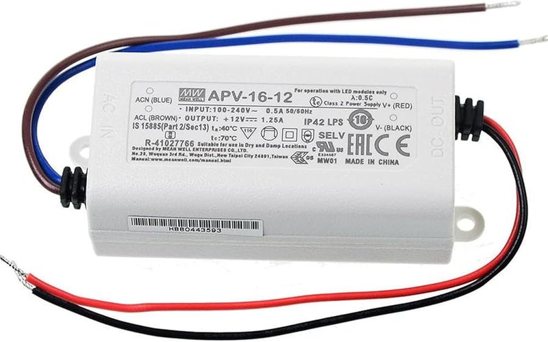 APV 16 12 12V 1 25A 15W Smart Home Power Supply Compact Reliable for Security Cameras Smart Locks - Image 4