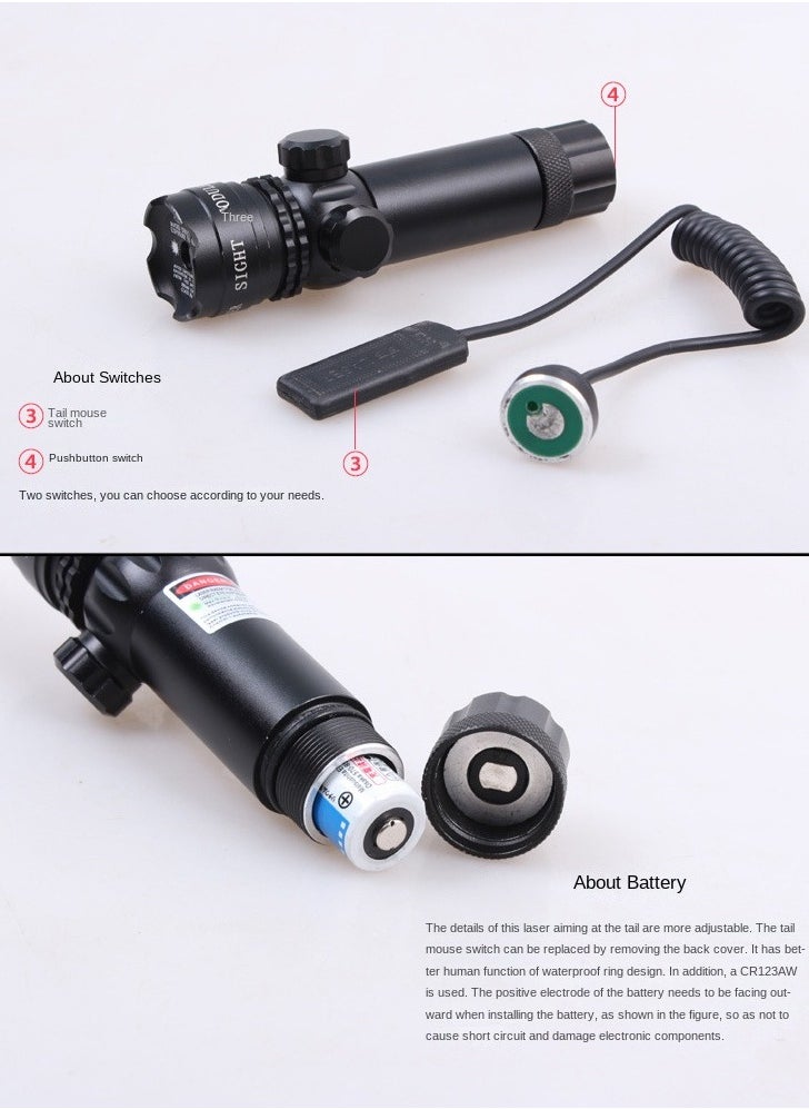 Laser sight Laser light Flashlight sight Portable sight