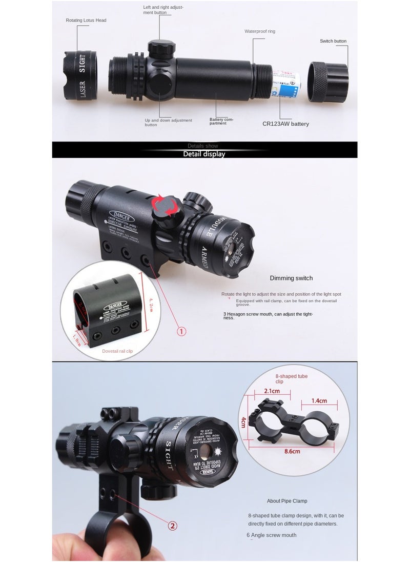 Laser sight Laser light Flashlight sight Portable sight