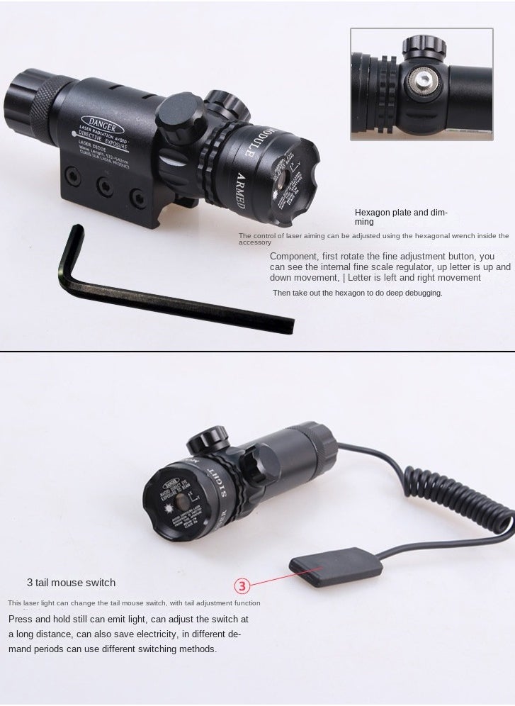 Laser sight Laser light Flashlight sight Portable sight