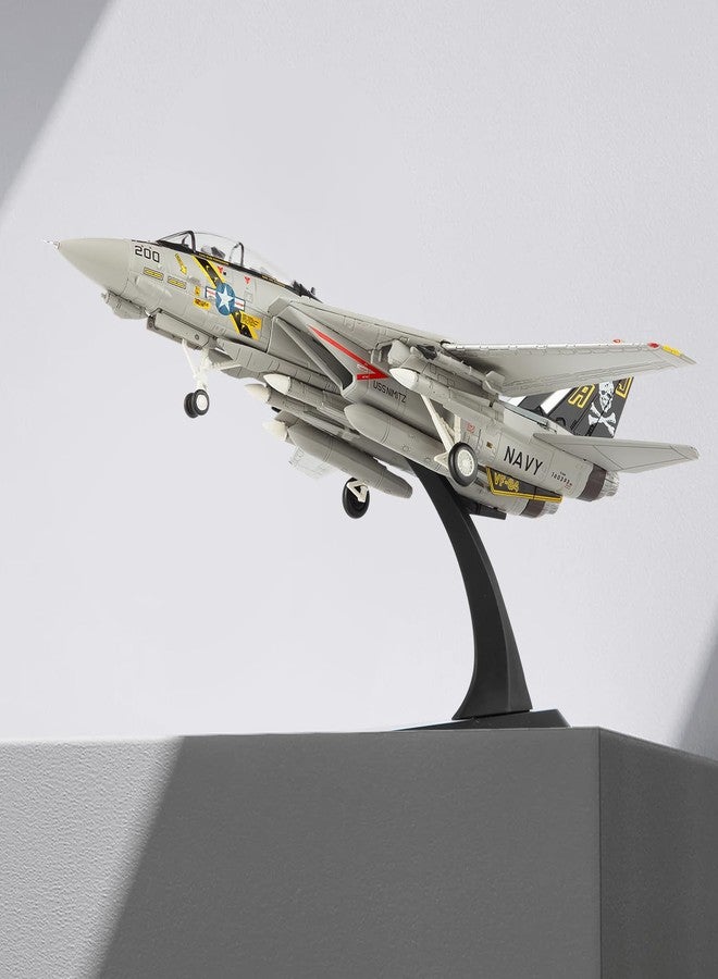 Sky Trek نموذج طائرة مقاتلة من طراز F-14A Tomcat من Sky Trek بمقياس 1/100، مصنوع من المعدن المصبوب، طقم طائرات عسكرية للتجميع والإهداء - Image 1