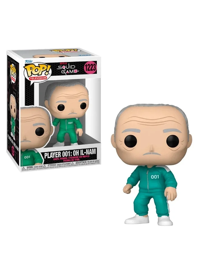 فانكو Pop! Tv: Squid Game - Player 001 - Oh ll-nam, Collectible Vinyl Figures - Gift Idea - Official Merchandise - Toys for Kids & Adults - Model Figure for Collectors and Display
