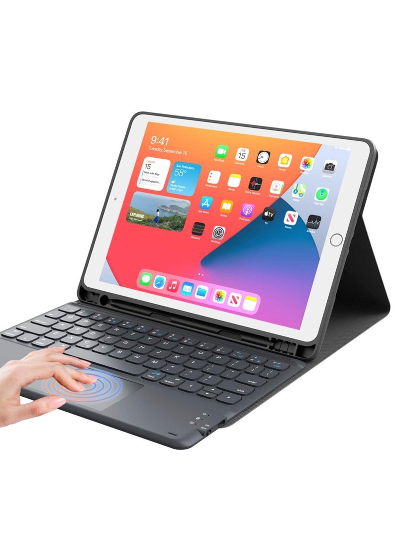 iPad Keyboard 9th Generation, Keyboard for iPad 8th Generation/7th Gen iPad, Black, 10.2"/10.5 - Image 1