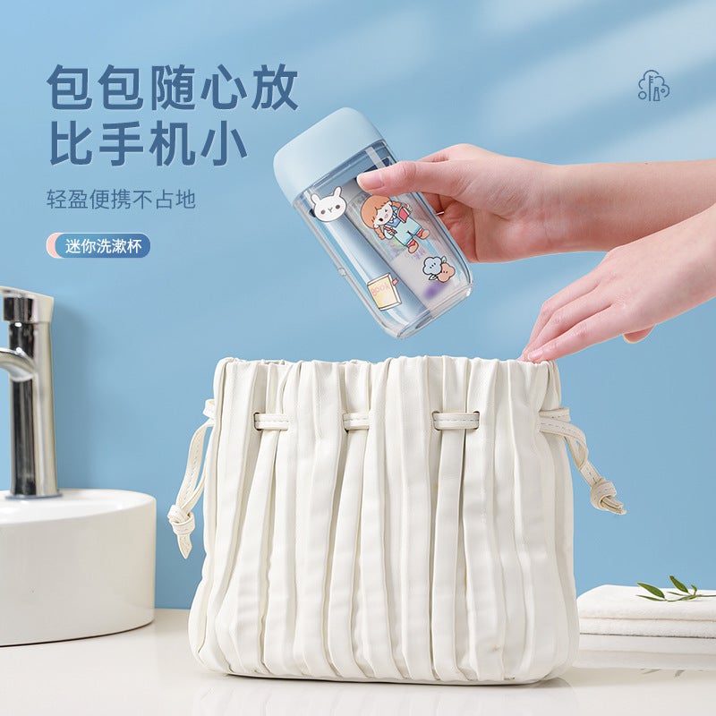 Pocket Travel Mini Wash Cup Portable Toiletries Storage Box Multifunctional Mouthwash Cup Brush Cup - Image 4