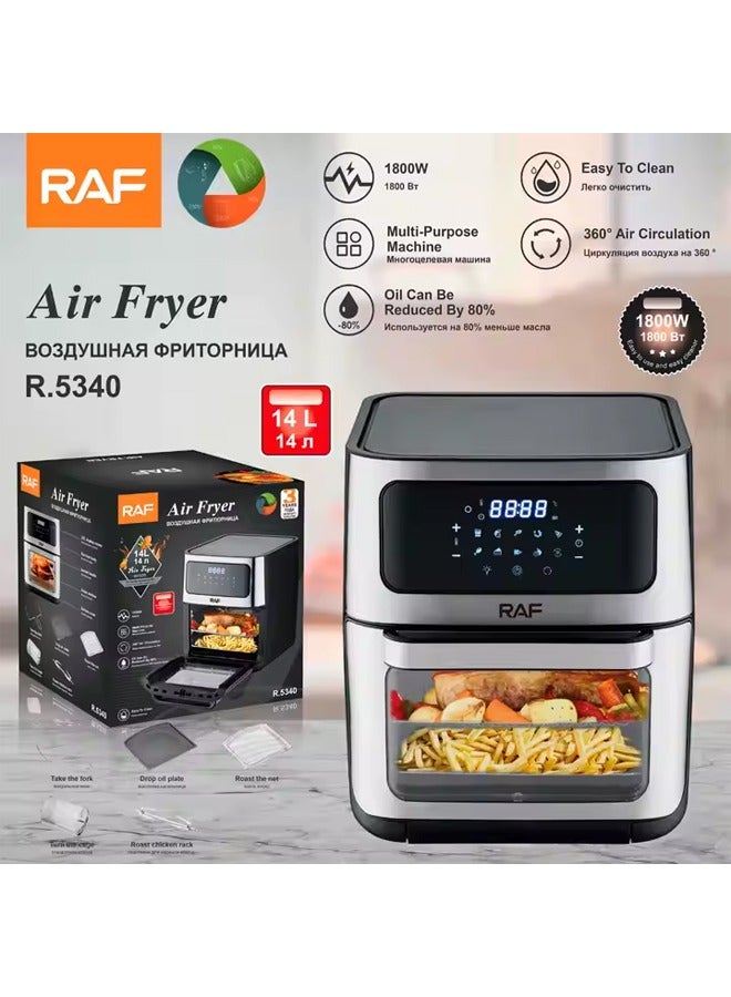 آر إيه أف راف قلاية هوائية 14 لتر 1800 واط - R.5340 - Image 1