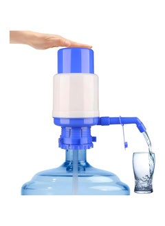 Generic 5 Gallon Manual Water Pump, Blue Portable Water Dispenser With Protective Nozzle Cover, Fits Most 2-6 Gallon Water Cooler Systems  - Image 1