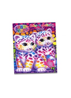 Lisa Frank Lisa Frank Fun Coloring and Activity Book, Cute Cats Art Cover 64-Pages Drawing Book with Cut-Out Photo Frame (Pack of 1)  - Image 1