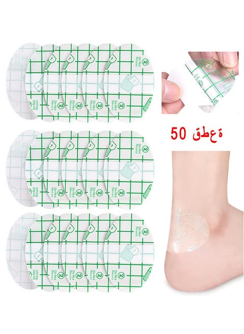 Invisible Heel Protectors Shoe Sticker 50Pcs Anti-wear Foot Care Protection Pad Ultra-Thin Transparent Self-Adhesive Heel Protect Sticker Protect Skin From Rubbing Heel Anti Slips Blister