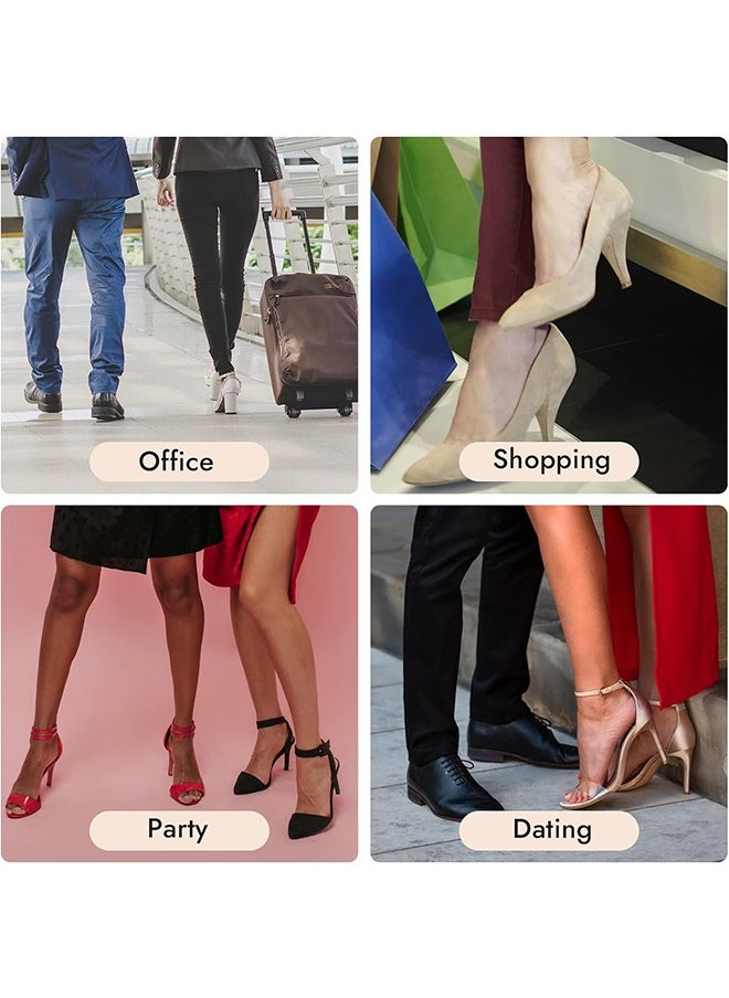 Invisible Heel Protectors Shoe Sticker 50Pcs Anti-wear Foot Care Protection Pad Ultra-Thin Transparent Self-Adhesive Heel Protect Sticker Protect Skin From Rubbing Heel Anti Slips Blister