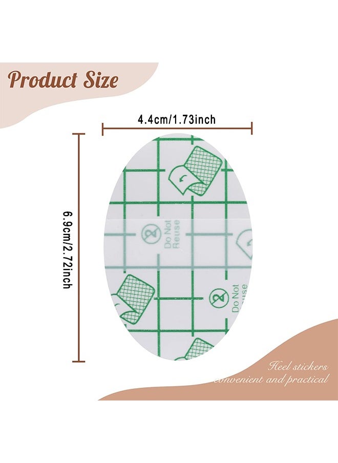 HS Invisible Heel Protectors Shoe Sticker 50Pcs Anti-wear Foot Care Protection Pad Ultra-Thin Transparent Self-Adhesive Heel Protect Sticker Protect Skin From Rubbing Heel Anti Slips Blister  - Image 2