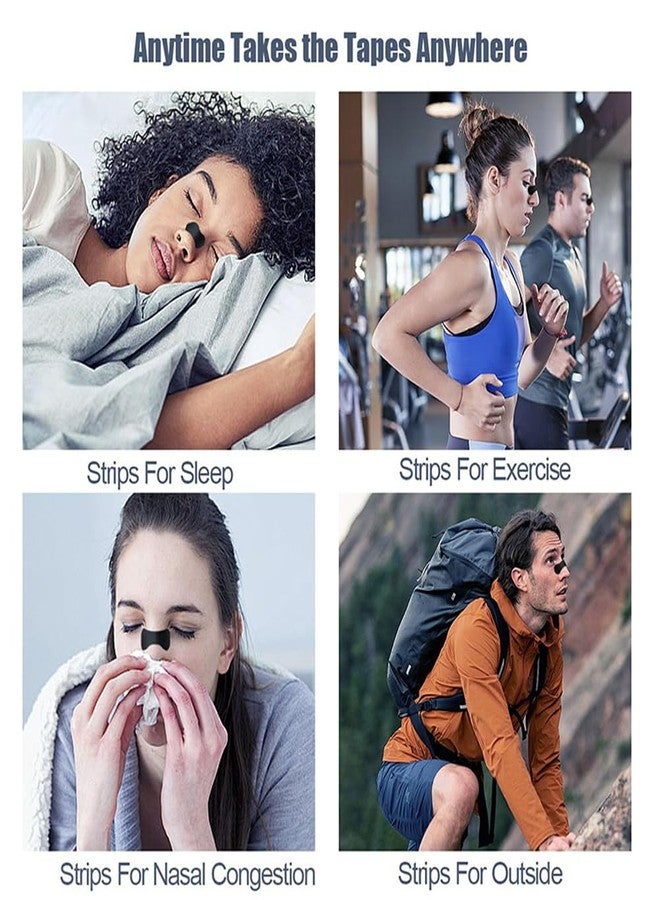 BOKANG Nasal Strips for Snoring, Nose Strips for Breathing, Oil & Sweat Proof Adhesive, Athletic Nasal Strips & Help Stop Snoring, Non Invasive Adhesive Strips 30 Count - Image 5