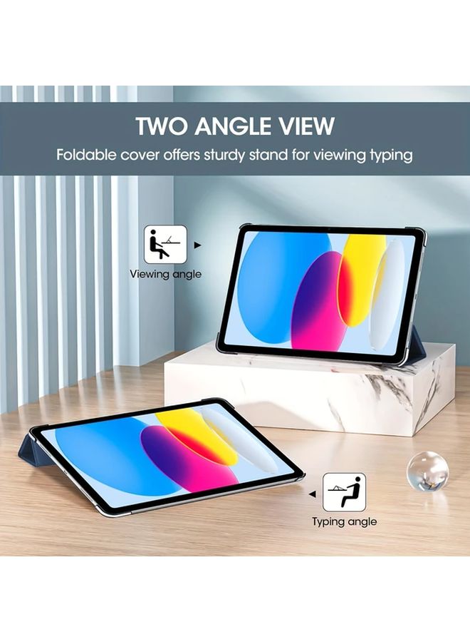 حافظة لجهاز iPad Pro مقاس 11 بوصة 2024 فائقة النحافة، ذات غلاف صلب شفاف، حافظة ذكية قابلة للحامل، تصميم فاخر مع خاصية الإيقاظ التلقائي والنوم. - Image 5