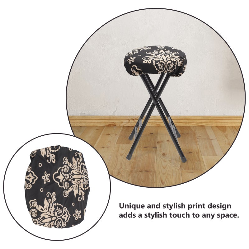 Printed Chair Cover Stretchable Dinning Chair Cover Chair Sleeve Chair Protector - Image 2