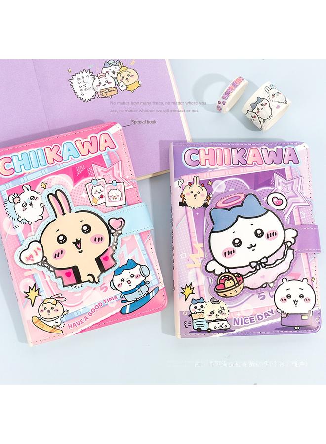 Bluejw Giyka Wow Hand Account Notebook Gift Box Suit Hand Account Book Girl Cute Girl Heart Children's Notepad Children - Image 3