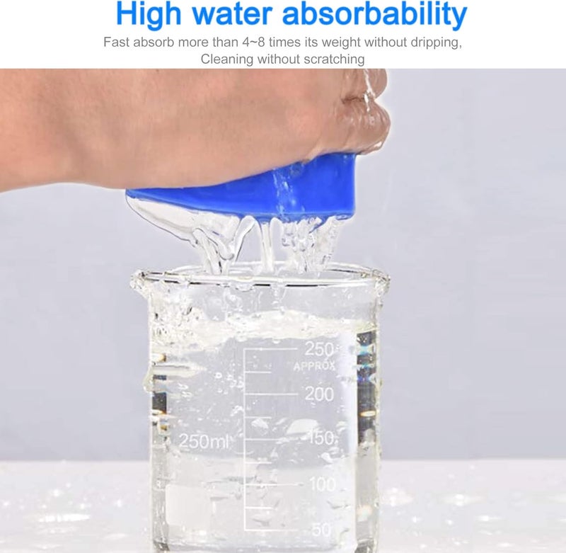 SAUGWUNDER Super Absorbent Sponge Durable Stuff PVA Sponge Box High Water Absorbability Use in Car Boat Kayak After Shower Pick up Liquid Like Vacuum Cleaning Supplies (6 Blue Suction Sponges/Saver Pack) - Image 4