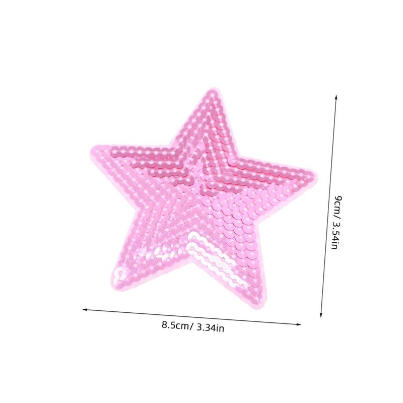15pcs Star Sequins Sew on Appliques Embroidered Patch for Jackets Backpacks DIY - Image 3