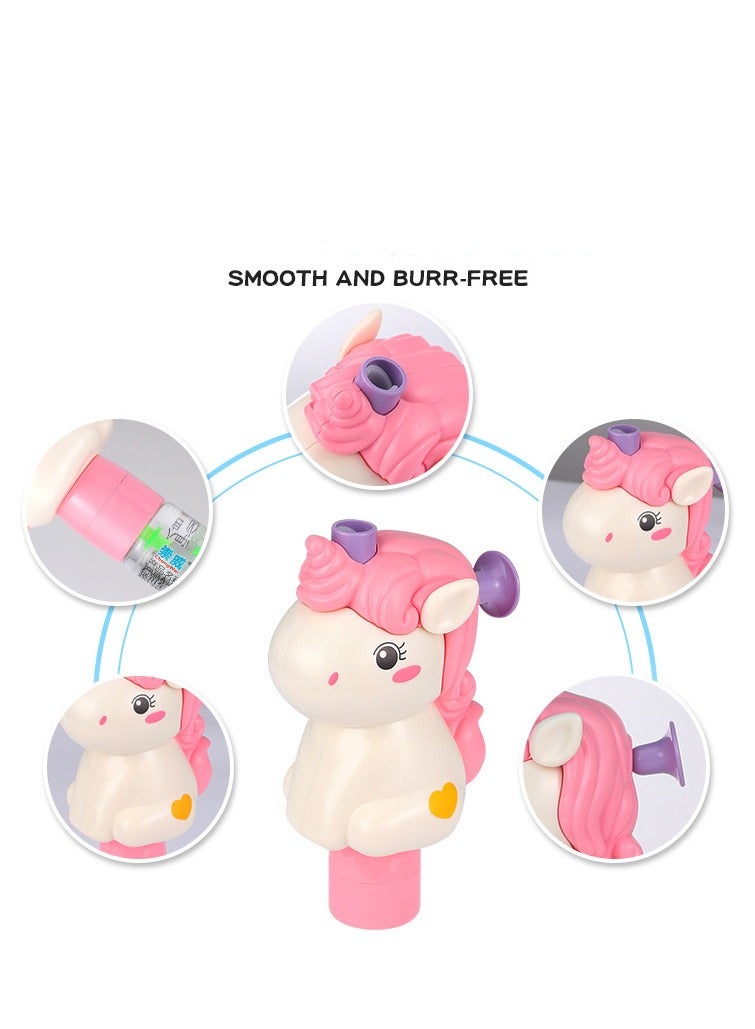 MissTiara 3 Pcs Handheld Pull String Unicorn Flying Saucer Bubble Wand Toy Bubble Water Toy Party Favors for Kids Bubble Wands Toy, Party Favors, Goodie Bags Fillers, Birthday Day Gifts and Prize - Image 4