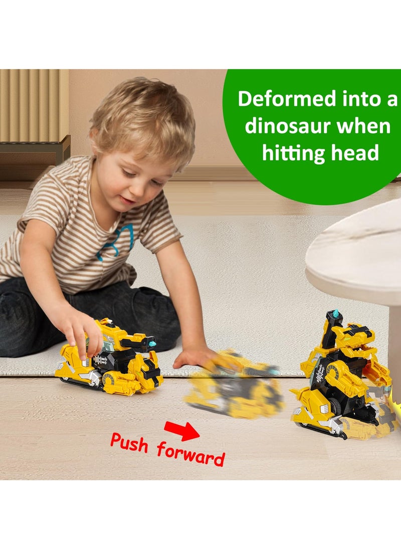 SYOSI Dinosaur  Toys For Boys 4-6 Action Figures Robot Toys for Kids, Cars Set Toys Dino Trucks Construction Vehicle Excavator Toys Birthday Gift Boys 3 4 5 6 - Image 4