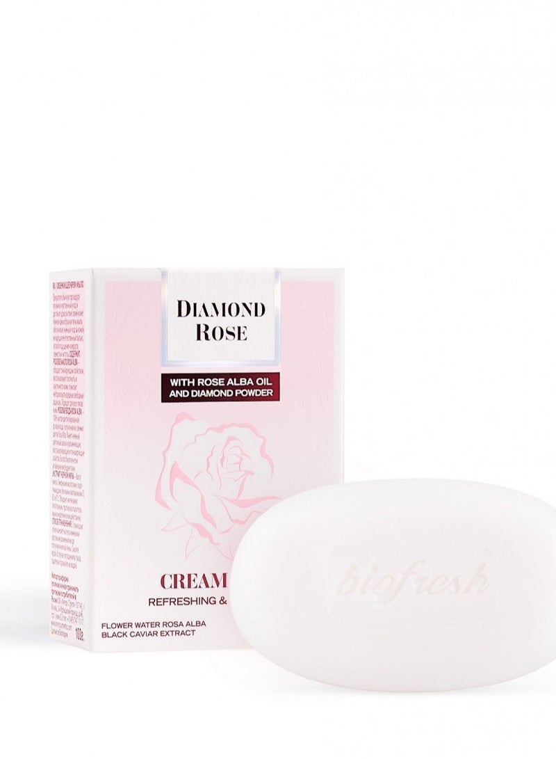 DIAMOND ROSE CREAM SOAP 100G
