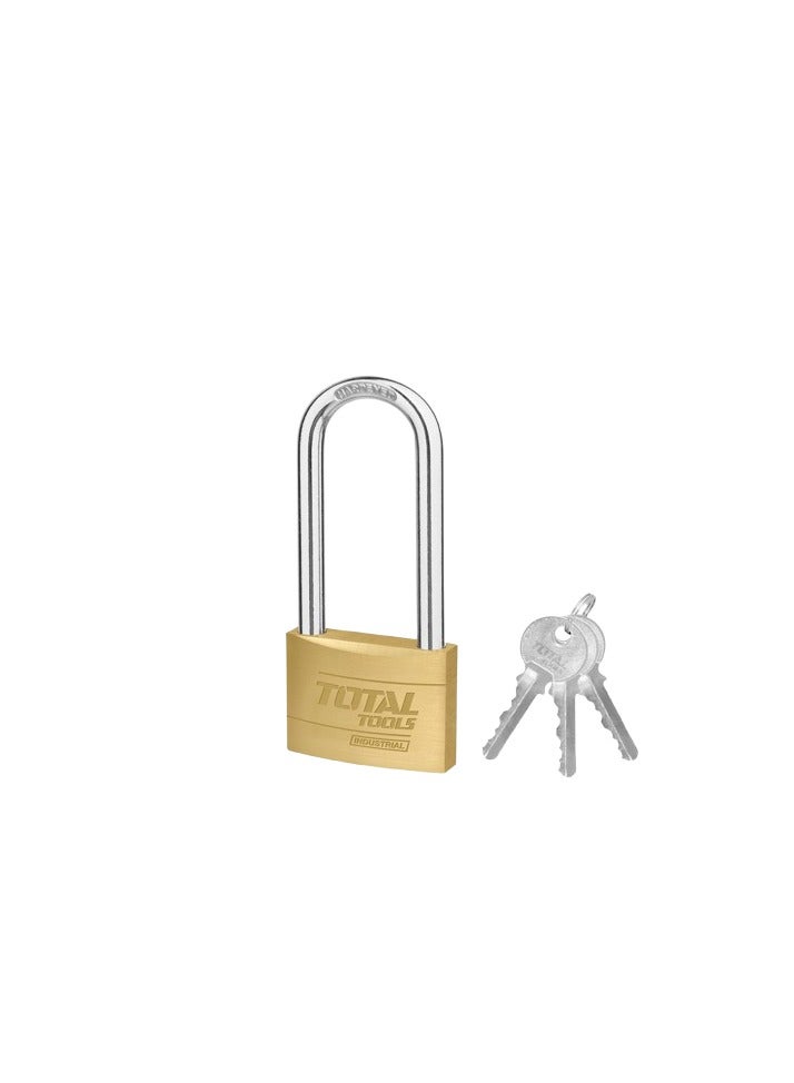 Total Heavy Duty Brass Padlock 50Mm 290G  Tlk32502L