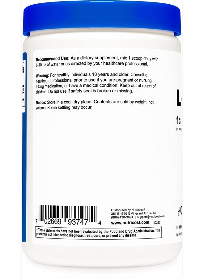 Nutricost L-تيروزين، بدون نكهة 250 جرام - 8.8 أونصة - Image 3