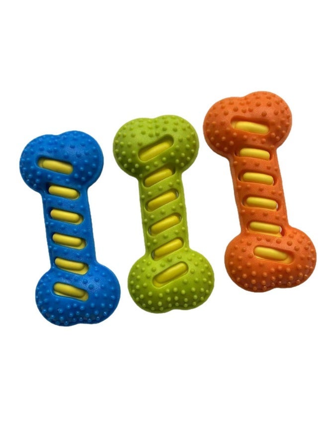 Dog teething toy, bone-resistant TPR teething sound-relieving toy - Image 1