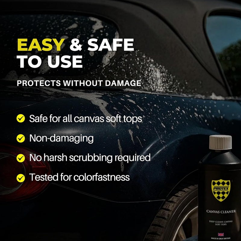 PROTEX Convertible Soft Top Canvas Cleaner 500ml - Image 5