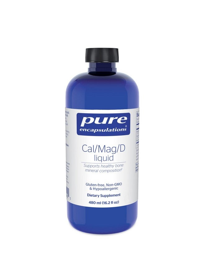 Pure Encapsulations Cal/Mag/D Liquid ; Calcium Magnesium And Vitamin D In A Convenient Liquid Form ; 16.2 Fl. Oz.  - Image 2