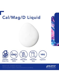 Pure Encapsulations Cal/Mag/D Liquid ; Calcium Magnesium And Vitamin D In A Convenient Liquid Form ; 16.2 Fl. Oz.  - Image 5