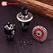 Mesimsple 2PCS Alum Front Rear Differential Diff Gear for 116 H16207 16208 16209 16210 H16 114 14301 14302 14209 14210 H14BM Series Upgrades Part Black - Image 4