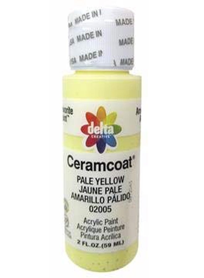 Delta Creative Ceramcoat Acrylic Paint in Assorted Colors (2 oz), 2005, Pale Yellow - Image 3
