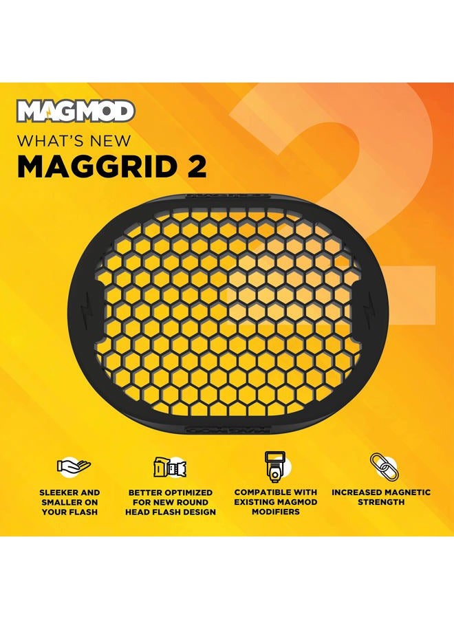 MAGMOD MagGrid 2 Light Modifier by MagMod | Photography Lighting Flash Modifier | Magnetic Light Modifier Attachment | New and Improved Features | Lightweight Light Control - Image 3