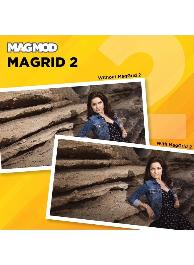 MAGMOD MagGrid 2 Light Modifier by MagMod | Photography Lighting Flash Modifier | Magnetic Light Modifier Attachment | New and Improved Features | Lightweight Light Control - Image 5