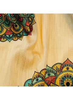 Kuber Industries Kuber Industries Table cloth|Center Table cover|Round Table Cover|Table Cover 4 Seater|Floral Design|  - Image 2