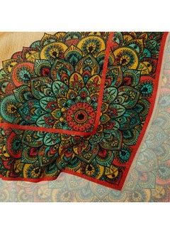 Kuber Industries Kuber Industries Table cloth|Center Table cover|Round Table Cover|Table Cover 4 Seater|Floral Design|  - Image 3