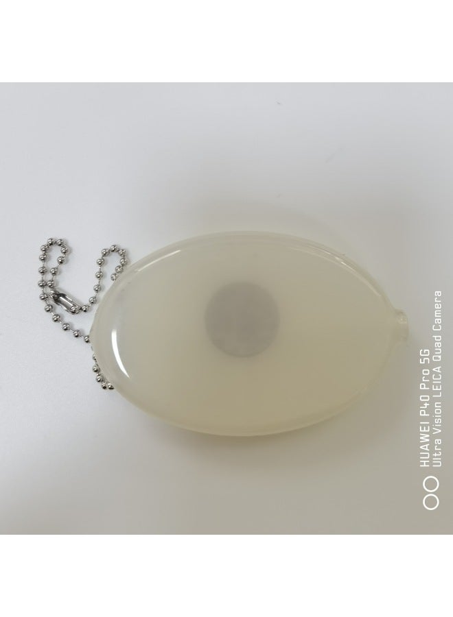 2024 PVC Coin Purse Cute Girl's Small Purse Japanese Style Small Bag Coin Holder Storage Bag Custom Pattern-Color:Transparent-Dimensions:8*5*1.2 - Image 1