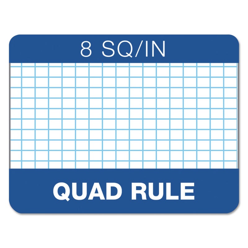 TOPS Quadrille Pad, Gum-Top, 8-1/2 x 11 Inches, Quad Rule , White Paper, 50 Sheets per Pad (33081) - Image 3