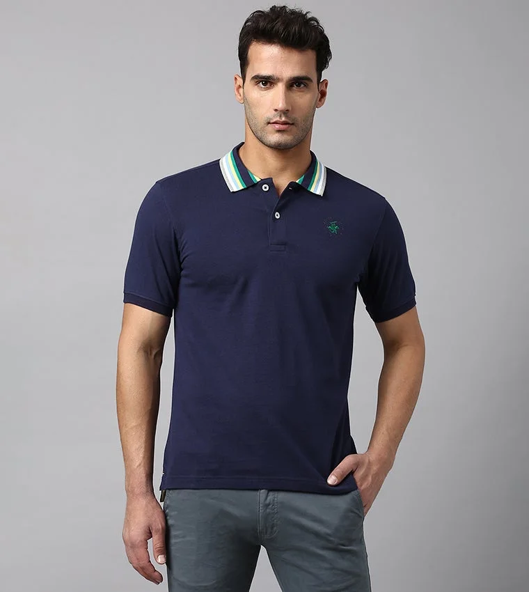 بيفرلي هيلز بولو كلوب Logo Collared Short Sleeves Polo T-Shirt