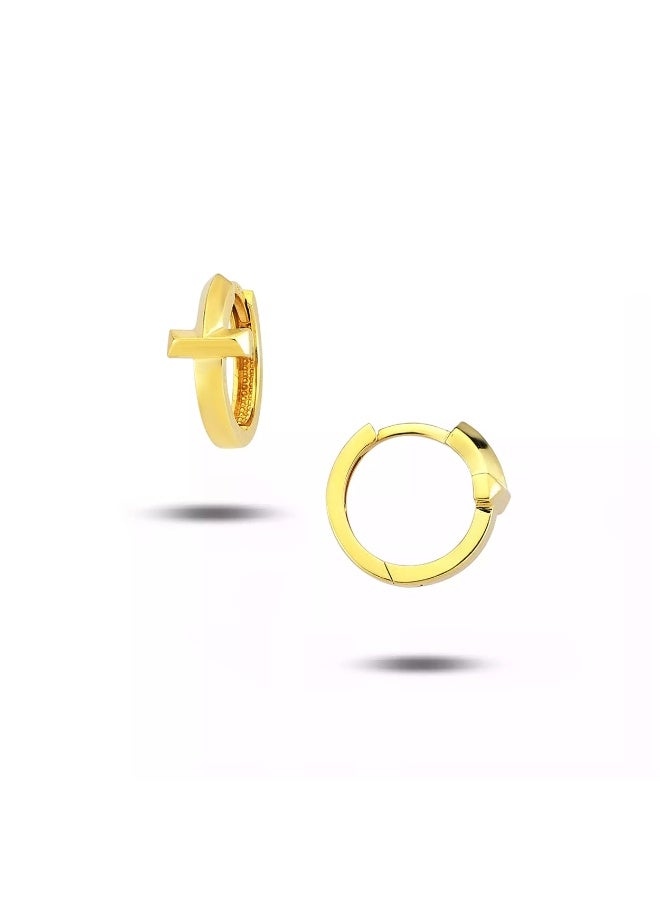 Ruby Art Gold 18K Pure Gold Women’s Earrings – Elegant Lightweight  -  2.03 Gram - Image 1