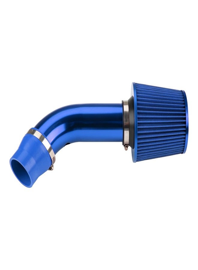 AUTOSITY 3" Universal Cold Air Intake Kit, Aluminum Car Air Intake Pipe Kit, Blue - Image 4