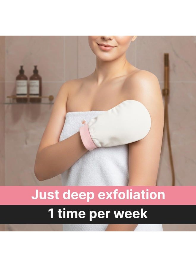 Nature Creature – Natural Silk Exfoliating Glove (2pcs) for Face, Body, and Hands | Natural Body Scrubber for Dead Skin Removal | Eco-Friendly, Chemical-Free, Perfect for Spa, Bath, and Shower - Image 5