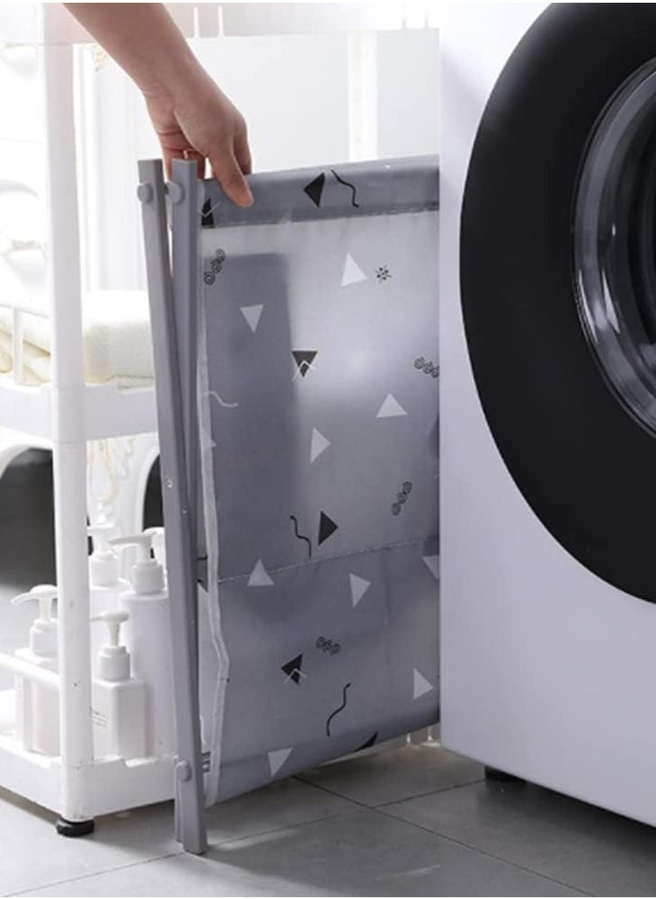YOMA - Foldable Storage Collapsible Laundry Baskets, small Washing Baskets Dirty Clothes Organizers Laundry Hamper for Bedroom Bathroom - Image 1
