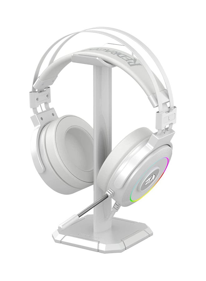 Redragon LAMIA 2 white, USB RGB Gaming Headset w/stand - Image 1