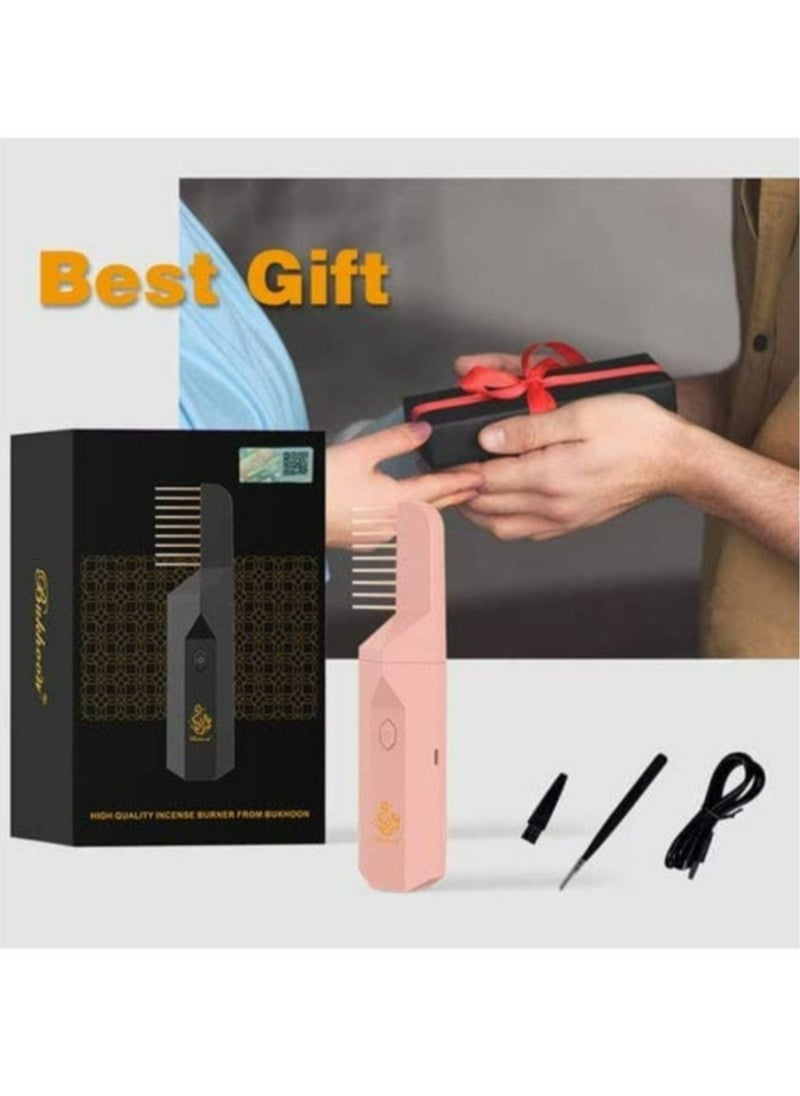 Prime by javaudan USB Rechargeable Comb Electric Bakhoor Luxury Incense Burner B26 White  - Image 4